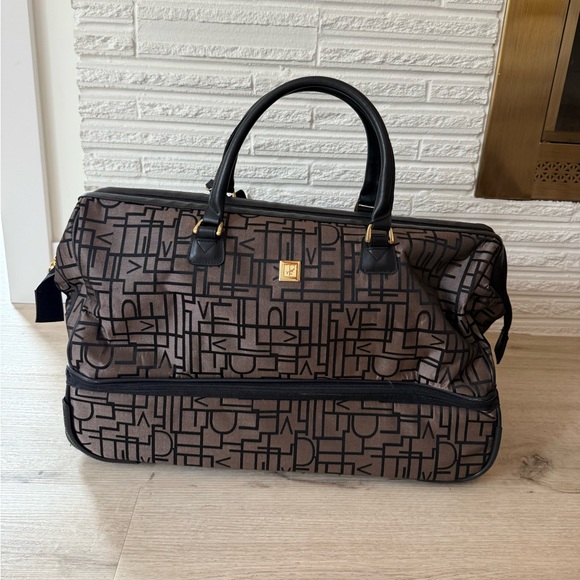 Diane Von Furstenberg Handbags - Diane Von Furstenberg DVF logo rolling luggage carry on travel bag